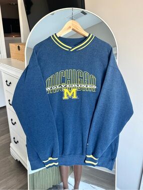 Vintage Starter Michigan Wolverines Crewneck Sweatshirt